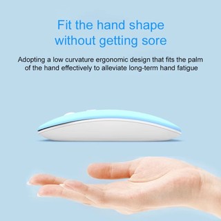 Chuột Bluetooth 5.0 Không Dây Cho Máy Tính Bảng Laptop Máy Tính Mini Siêu Mỏng Chuột Không Dây Sạc 2.4GHz Tắt Tiếng Nút