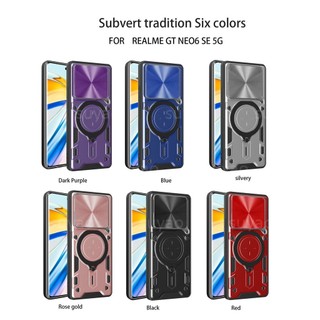 Ốp điện thoại cho realme GT 6 t 6 t Neo 6 SE neo6 2024 Ốp có vòng Giá Đỡ Giá đỡ máy ảnh giáp realmegt6 GT6 gt6t bảo vệ chống sốc giá đỡ xe hơi Ốp ống kính Cạnh TPU mềm trượt