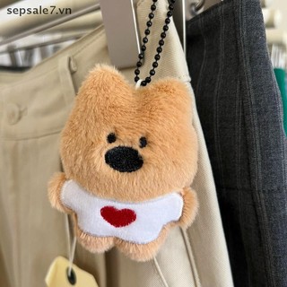 [-d] Móc khóa búp bê chó con dễ thương cho mặt dây chuyền túi Móc khóa sang trọng cho chó nhỏ dễ thương Móc khóa sang trọng hình chú chó vui nhộn {vn}
