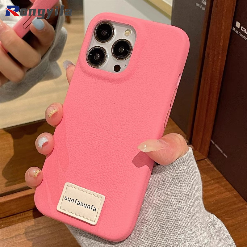 Ins Style Thời Trang Vải Lanchee Da Cảm Giác Cho Vivo V40 V30 V29 V27 Pro V27E V23 V21 5G 4G V21a V20 Pro V15 Vỏ Mềm Đơn Giản Chống Sốc Điện Thoại Doanh Nhân