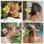 1 Chiếc Thời Trang Nữ Hoa Kẹp Tóc Kỳ Nghỉ Cho Bohemia Trứng Hoa Kẹp Tóc Barrettes Bé Gái Kẹp Tóc Lớn Phụ Kiện Tóc