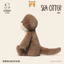 Bct Jooki Kawaii Sói Xám Đồ Chơi Sang Trọng Dễ Thương Biển Otter Thỏ Gấu Bông Búp Bê Mềm Lấp Đầy Búp Bê Phòng Ngủ Gối Bé Trai Bé Gái Trẻ Em Đồng Hành Búp Bê Quà Tặng Sinh Nhật Quà Tặng Năm Mới