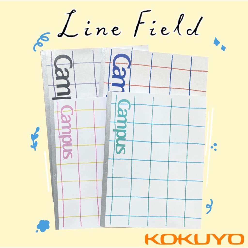 [ 2 CUỐN ] Tập Kẻ 4 Ly Ngang CAMPUS LINE FIELD 200 Trang Khổ B5 ( NGẪU NHIÊN )