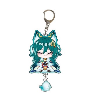 Móc khóa Honkai Star Rail Feixiao Kawii móc khoá bằng chất liệu arcrylic trong suốt, phụ kiện balo xinh xắn