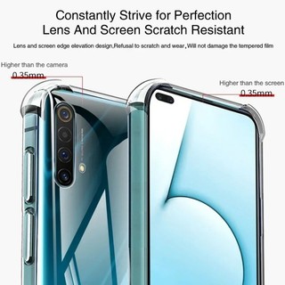 Ốp Silicon Chống Sốc Cho Realme X50 Pro X50Pro Player X50M X3 SuperZoom 5G Túi Khí Mềm Trong Suốt Ban Đầu Bìa Funda