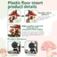Exhila Thực Tế Thủ Công Nấm Nhà Cọc Để Trang Trí Nhà Cửa Sân Vườn Sáng Tạo