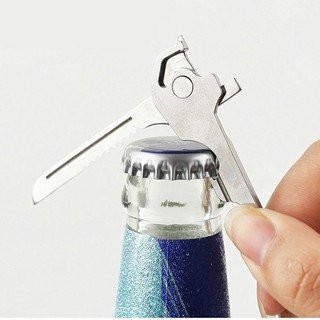 Com * Dụng cụ mở nắp chai tuốc nơ vít di động Dụng cụ móc khóa khẩn cấp Đa chức năng