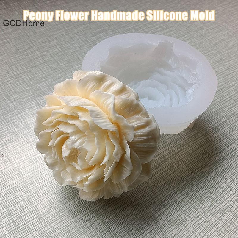 GCDHome Khuôn Bánh Silicon Xà Phòng Sô Cô La Nến Dụng Cụ Làm Khuôn Dập Nổi Hoa Hoa Thơm Kẹo Handmade HOT Trang Trí Đám Cưới