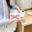 XGB Ngọt Nơ Ví Nữ Cô Gái Ví Đựng Tiền Xu Trifold Ví Đựng Tiền Xu Đựng Thẻ Ví Da PU Thời Trang Thay Đổi P