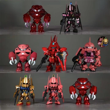 Hàng Chính Hãng Chính Hãng Qmsv Mini Xia Ya Blind Box Sazabi Magic Scorpion Gundam Blind Box Hand-Made Mobile Warrior Gundam HYG