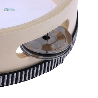 [Dream] 1 Gỗ TambourineClear 15cm Trẻ Em Cầm Tay Rõ Ràng Nhạc Cụ Gõ Đồ Chơi Trẻ Em Đồ Chơi Giáo Dục Mới
