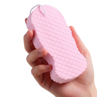 Zzz Miếng bọt biển toàn thân mềm mại và thân thiện với da Phụ kiện tắm Dễ dàng nắm tay cầm để tẩy tế bào chết hiệu quả và sử dụng lâu dài