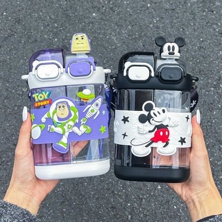 Buzz Lightyear Phong Cách Cốc Uống Đôi Hoạt Hình Hàng Hóa Dung Tích Lớn Ống Hút Mùa Hè Subwarehouse Chai Nước