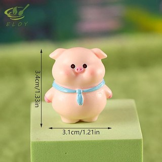 [MAO] Hình Chú Heo Dễ Thương Mô Hình Động Vật Micro Phong Cảnh Trang Trí Nhà Thu Nhỏ Cổ Tích Trang Trí Vườn Phụ Kiện VN