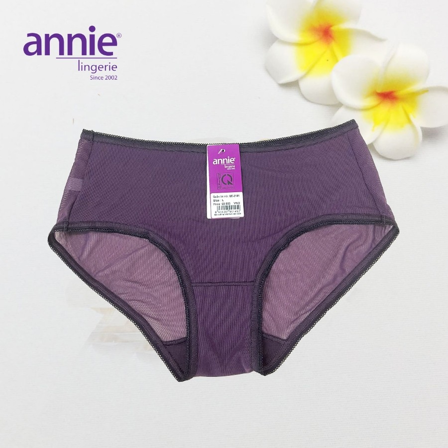 Combo 3 quần lót lưới nữ annie cao cấp QE 2181 co giãn 4 chiều, mặc thoải mái, thoáng mát cả ngày