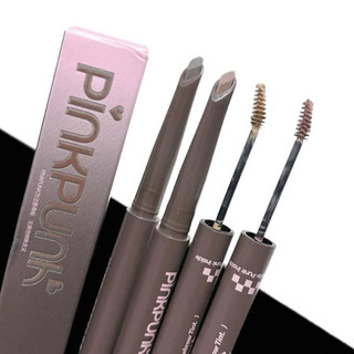 Arrebol PinkPunk Bút chì kẻ mày hai đầu Kem nhuộm lông mày Tự nhiên Lông mày hoang dã Nữ Sương mù Cảm giác lâu trôi Stand-Alive Không phai màu Kem nhuộm lông mày Bút chì kẻ mày
