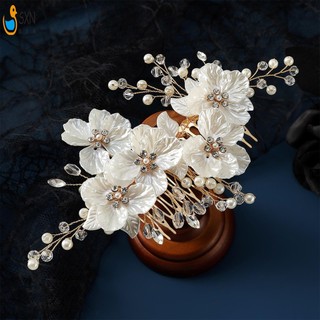 Lược Tóc Mặt Cưới Với Kim Cương Giả Sang Trọng Hoa Thanh Lịch Lược Tóc Cho Tiệc Sân Khấu Sinh Nhật