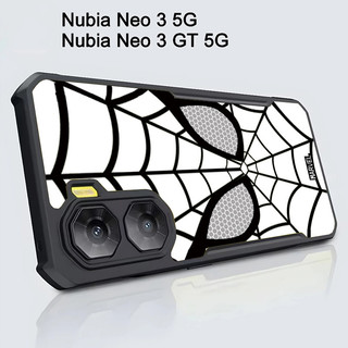 Ốp Điện Thoại Luxur Cho ZTE Nubia Neo 3 GT Ốp Lưng Acrylic Trong Suốt Chống Rơi Vỏ Cứng Siêu Mỏng Cho Nubia Neo 2 Neo 3 5G NO.19