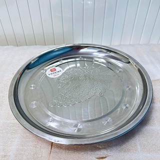 [Giá Xưởng] Mâm Tròn Inox Chùm Nho – Nhiều Size Dùng Cho Gia Đình, Quán Ăn, Tiện Dụng, Sạch Sẽ, Bền Đẹp