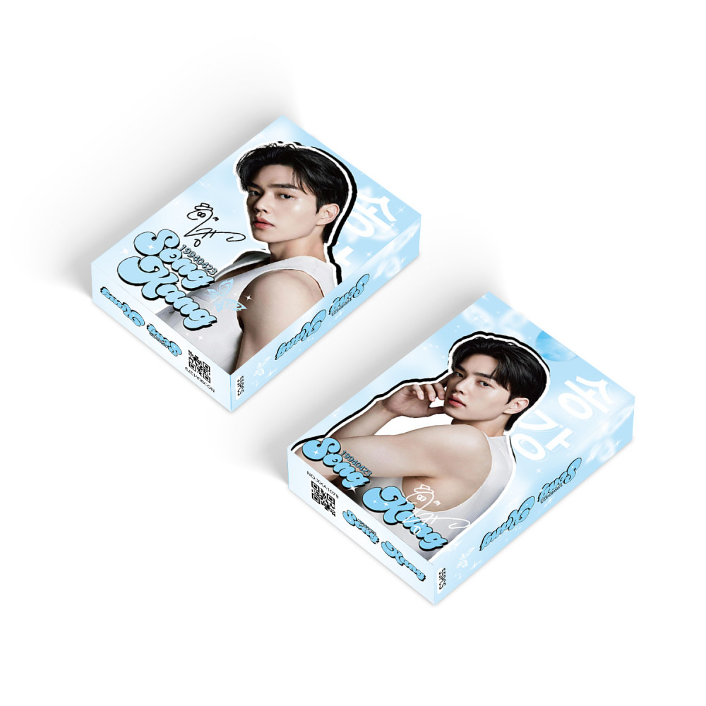 LINXX 55 Chiếc Song Kang Lomo Cards HD Chụp Ảnh Selfie Sưu Tập 3 inch Mini Holographic Laser Thẻ K-drama Quạt Hàng Hóa Bộ Quà Tặng