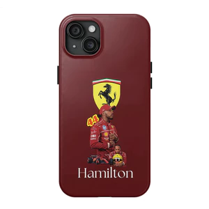 Ốp điện thoại F1,44 HAM cho iPhone17 16Pro 15ProMax 14Pro 13 12 13mini Samsung S24 S22 S25 2in1 ốp lưng cứng bóng