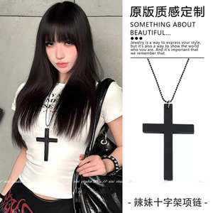 Vòng cổ mặt dây chuyền chéo thời trang retro đơn giản xương đòn phụ kiện khí chất cá tính