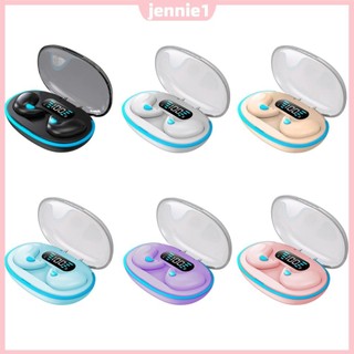 Tai nghe âm thanh nổi 5.3 tương thích Bluetooth có hộp sạc Tai nghe Micro Sleep không có cảm giác IPX5 chống nước để chạy bộ Phụ kiện học tập thể dục [jennie1.vn]