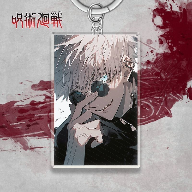 Anime Jujutsu Kaisen Gojo Satoru Phụ Kiện Ba Lô Cosplay Mặt Dây Chuyền Móc Khóa Trang Trí Bộ Sưu Tập Mô Hình nlp