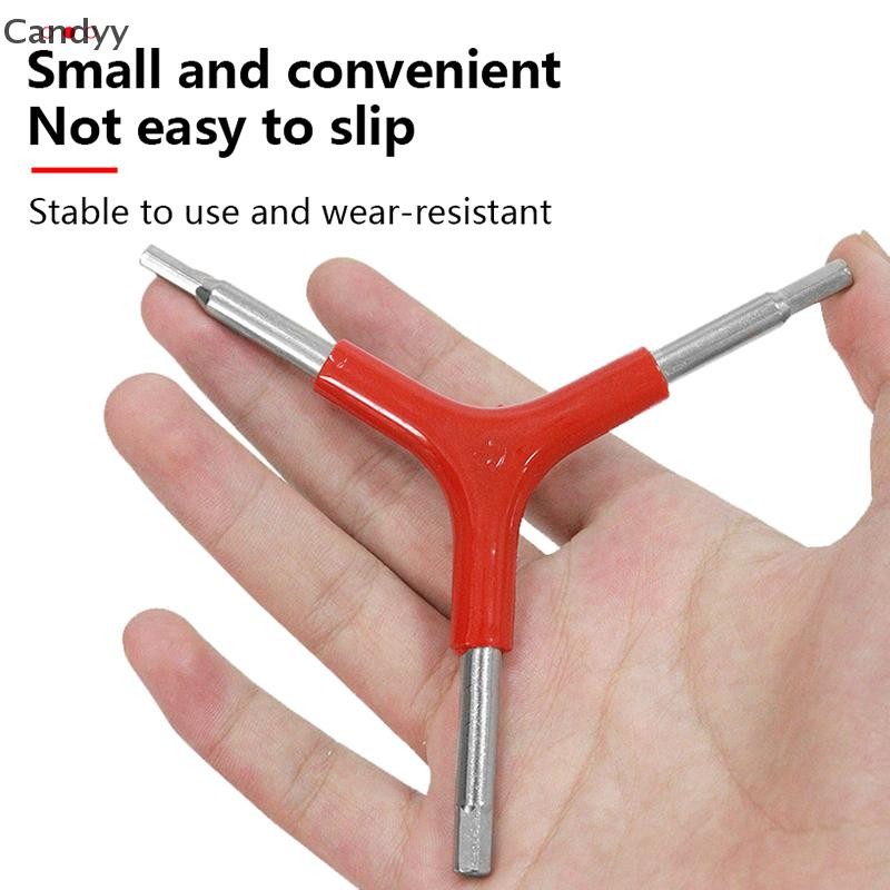 Cờ lê lục giác hình chữ Y NDY 3 chiều 4 / 5 / 6mm để bảo trì dễ dàng N