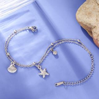 Skyrim Vòng tay thanh lịch Sea Star Shell Mặt dây chuyền Trang sức nữ thanh lịch