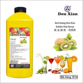 Siro Douxian hoàng kim bình nhựa vuông 2.5kg
