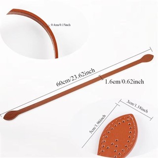 GUSTAVA 2 Chiếc Dây Đeo Túi Đeo Vai, Thắt Lưng Túi Thay Thế Có Thể Tháo Rời, DIY Core Stitch Túi Xách Da PU Dây Tay Cầm Túi Phụ Kiện