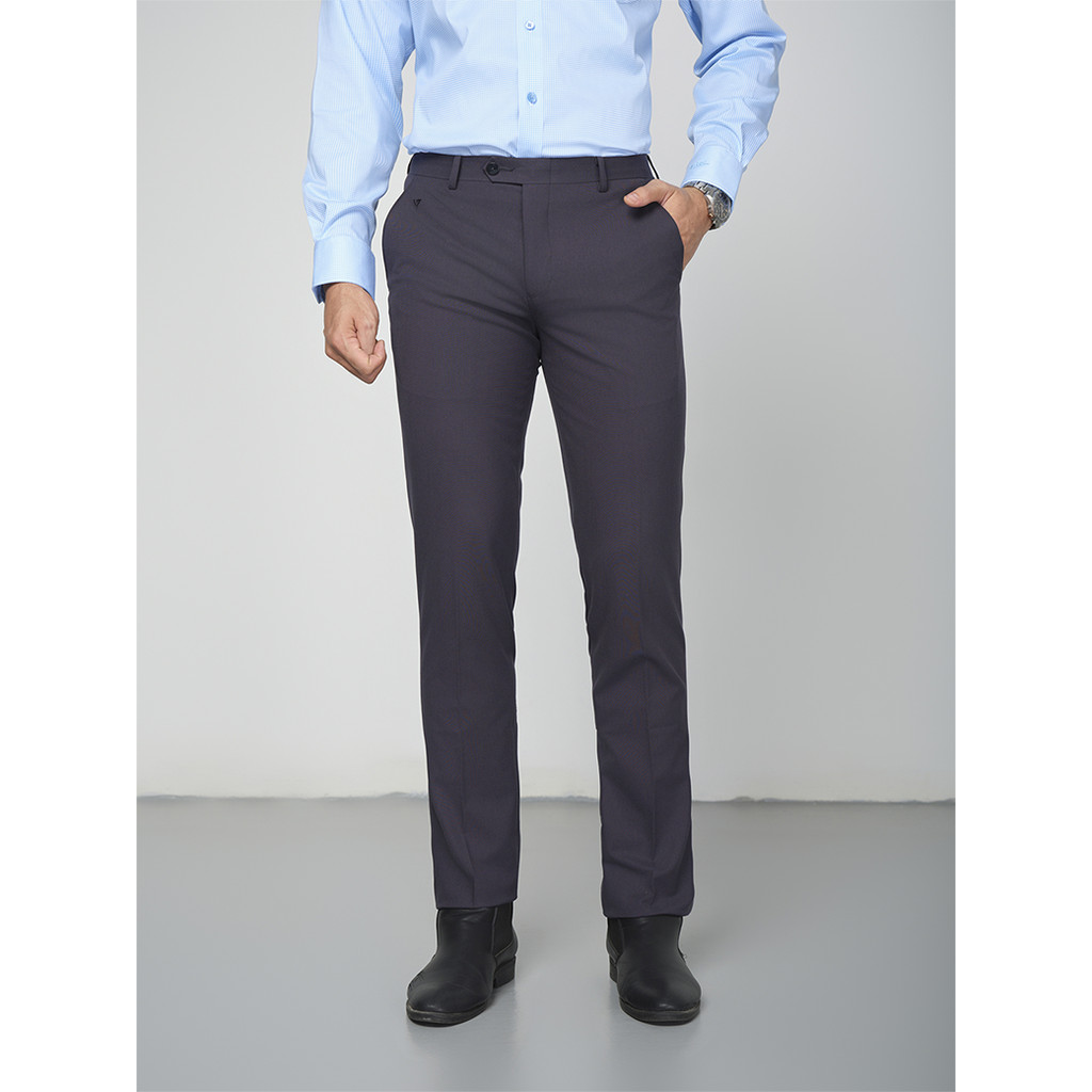 Quần tây 0Ply Viettien Vải Poly Phom Slim fit VT00000251