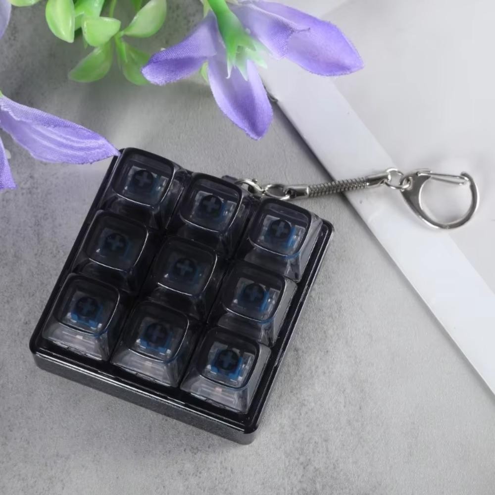 Mũ bàn phím ngón tay TUYỆT VỜI, Keycap DIY Bàn phím Fidget Móc khóa, Vượt qua phím thời gian Nút giảm căng thẳng Clicker Đồ chơi dành cho người lớn