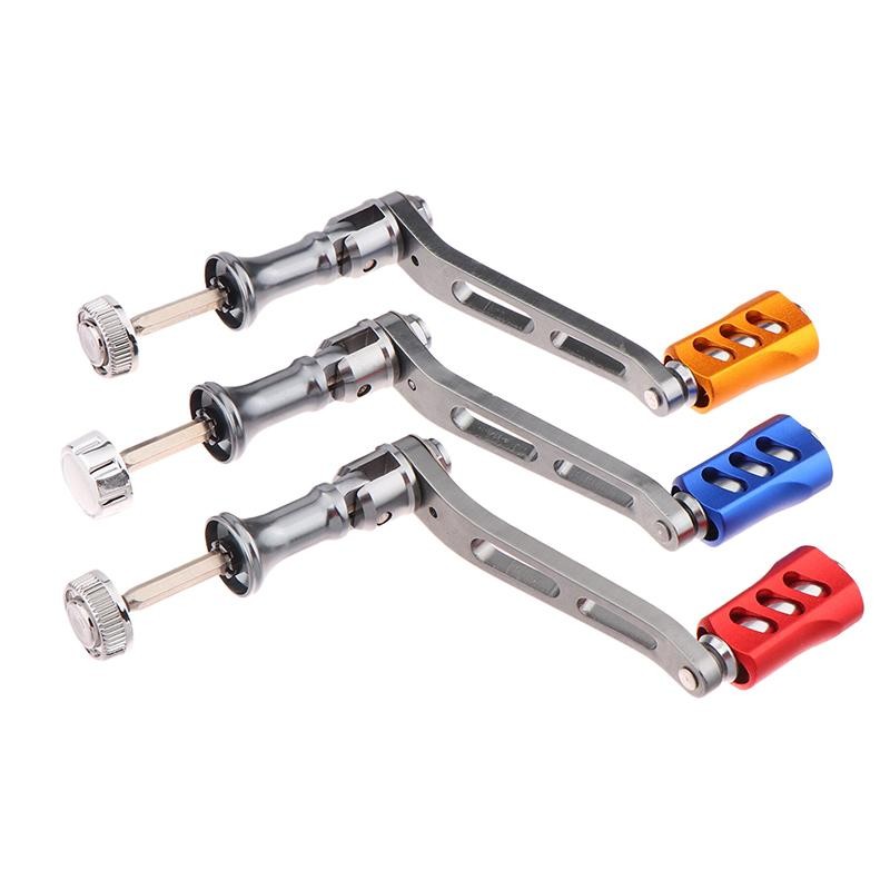 TMOY Câu Tay Cầm Tay Cầm Thay Thế Một Phần Nhẹ Hợp Kim Nhôm Cường Lực Cao Câu Cá Kim Loại Rocker TCM