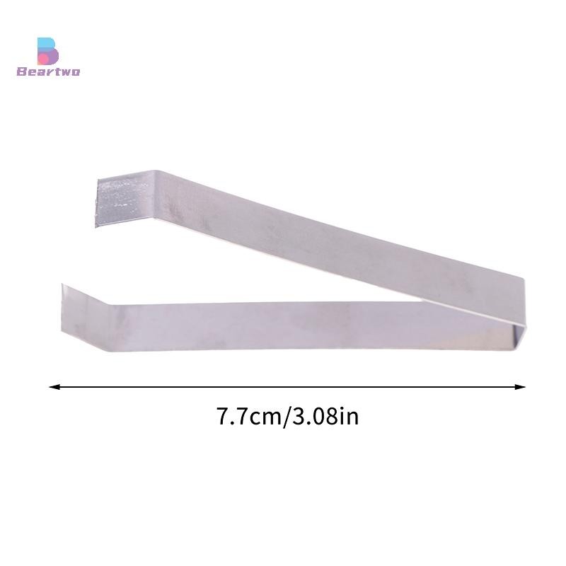 < Beartwo > 1 CÁI Dụng cụ gọt vỏ tỏi bằng thép không gỉ Nhanh chóng bóc tỏi thịt lợn Hướng dẫn sử dụng Nhíp tiện ích Phụ kiện nhà bếp đẹp