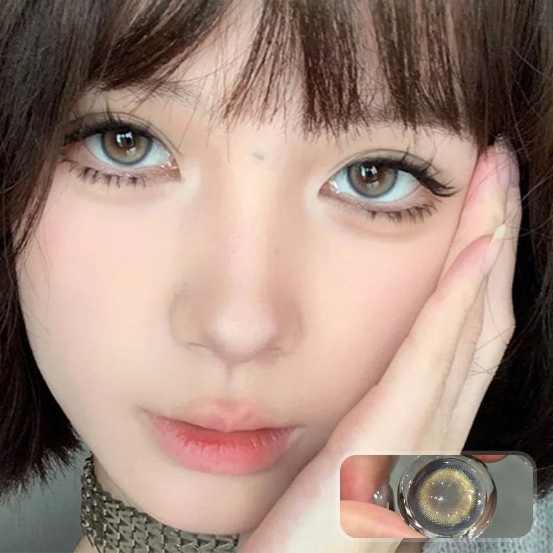 COD -100°~-800🔥Kính áp tròng màu🔥 Kính áp tròng nửa năm, kính áp tròng 14.0mm/14.2mm/14.5mm 016