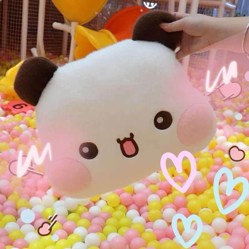 38cm Biểu Hiện Dễ Thương Gói Búp Bê Bubu Dudu Đồ Chơi Sang Trọng, Yier Gấu Trúc Đầu Lớn Búp Bê Mềm Nhồi Bông Trang Trí Đồ Chơi Trẻ Em