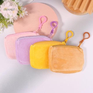Deyangk Dễ Thương Màu Kẹo Sang Trọng Ví Đựng Tiền Xu Nữ Tối Giản Vuông Thay Đổi Túi Ví Tai Nghe Túi Đựng Chìa Khóa VN