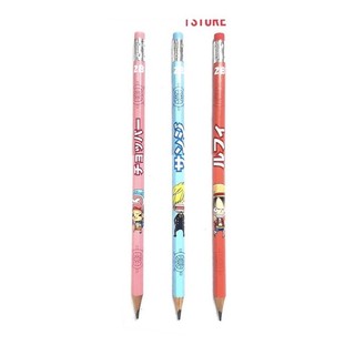 [ 5 CÂY ] Bút chì 2B Deli One Piece Vua Hải Tặc.