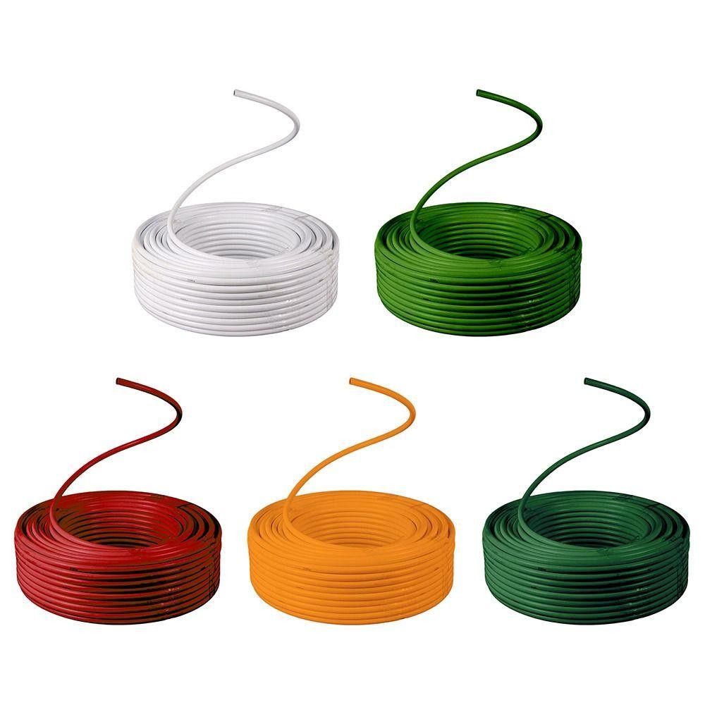 Ống nhựa nhôm SAIA, Ống tạo kiểu dài 5M bằng nhôm PVC, Chất liệu PVC Màu vàng trắng uốn cong bằng nhựa hình cong có thể uốn cong Đạo cụ DIY