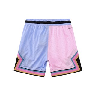 Thể Thao Chạy Bộ Thể Dục Thoáng Khí Quần Bóng Rổ aj Airman Graffiti Hoa Hồng Da Báo Phiên Bản Quần Short Mỹ