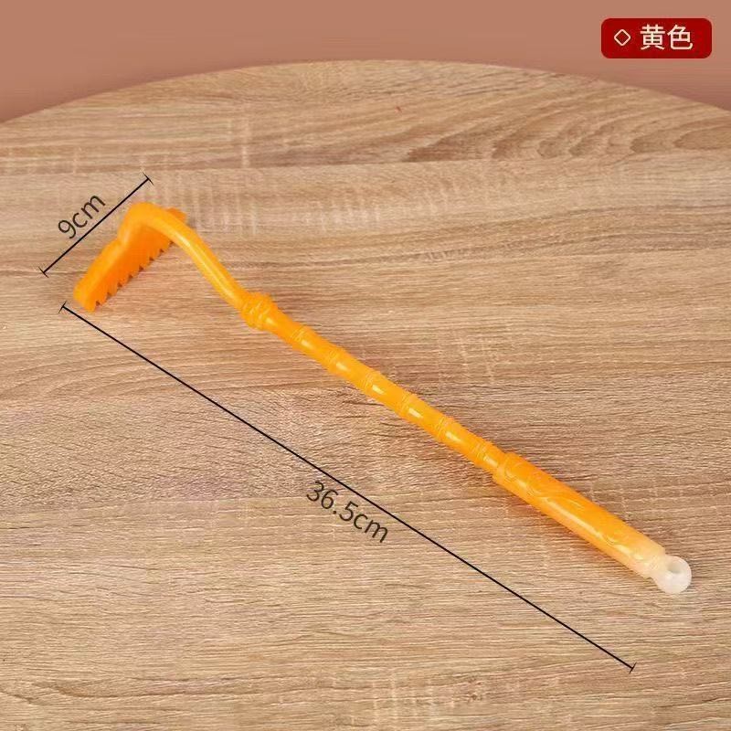 ☀Dụng cụ gãi móng tay chín răng giả ngọc bích di động, dụng cụ gãi ngứa, gãi lưng tự gãi cho người già, 45VE