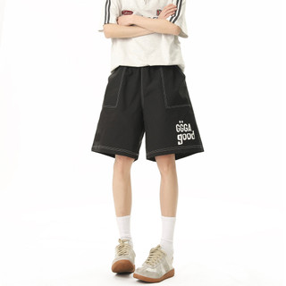 GKSSS Quần Short Nam Thời Trang Mỹ Retro Rời Thường Ngày Mỏng Nhanh Khô Phong Cách Trung Lập Thể Thao Đi Biển