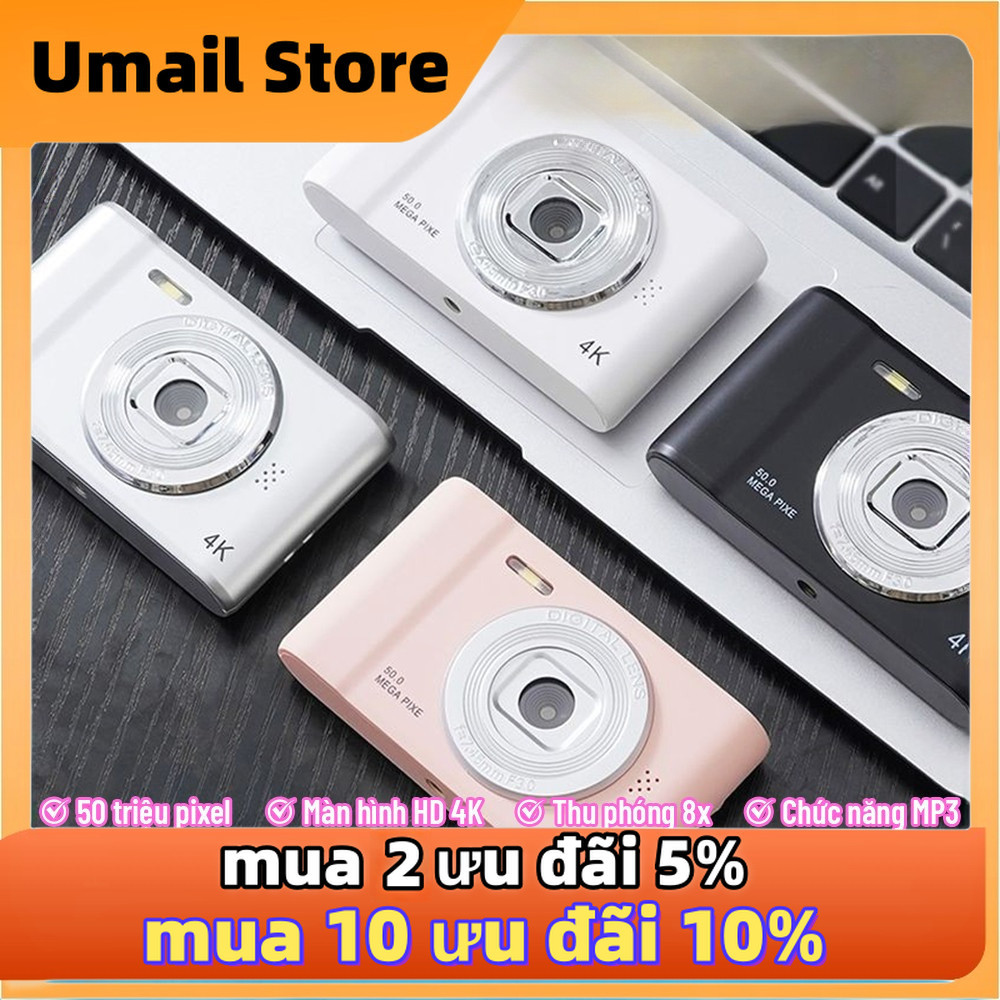 [ Hỏa Tốc HCM ]4k kỹ thuật số vintage ccd máy ảnh 50 triệu HD pixel đi ...