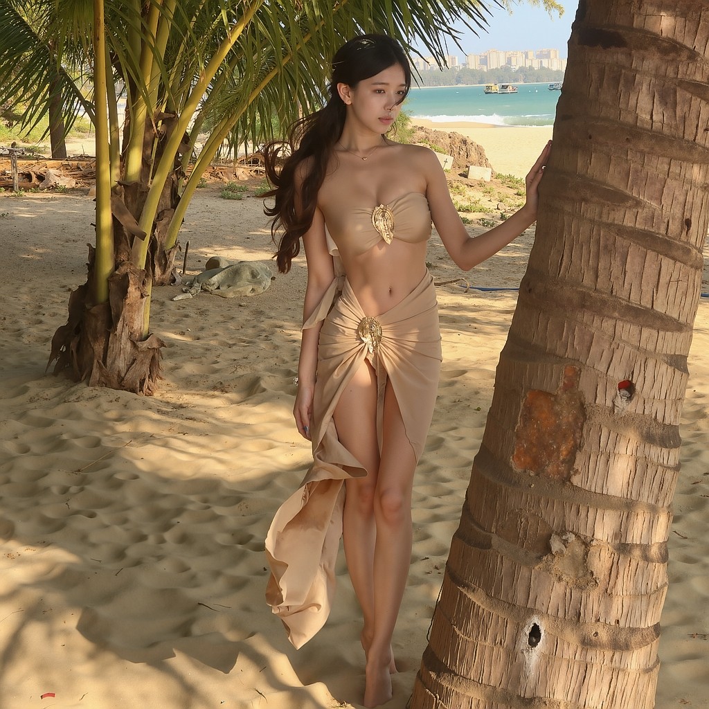 【Gửi hàng trong 24 giờ】Bikini Ống Top bikini Có Khe Cao Phù Hợp Với Váy Đảo Nữ Thần Đồ Bơi Nữ
