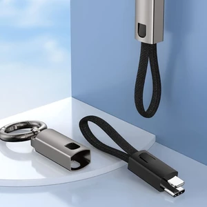 Dây sạc WU Portable PD60W Cáp sạc 2 trong 1 USB Type C Cáp sạc nhanh