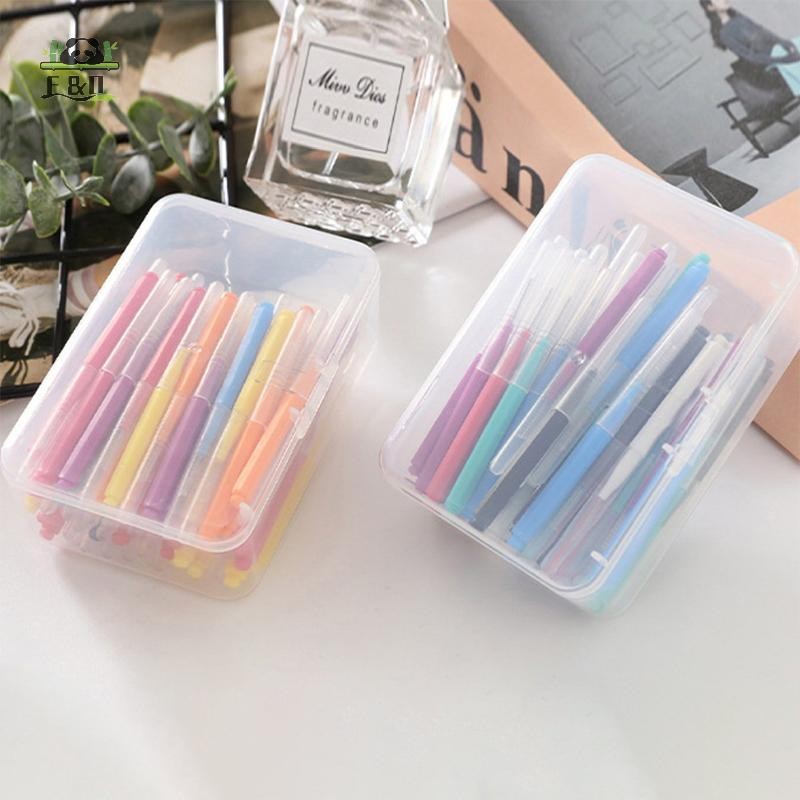 [Shnzdd] 10 chiếc Bàn chải kẽ răng Denta Flos Làm sạch Bàn chải nha khoa Chỉnh nha Bàn chải răng EMKK