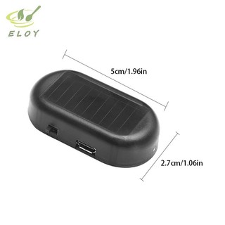 [ELOY] Hệ Thống An Ninh Tín Hiệu Nhấp Nháy Đa Năng Cảnh Báo Đèn LED Đèn Báo Động Ô Tô Năng Lượng Mặt Trời Mô Phỏng Giả Chống Trộm Thận Trọng VN