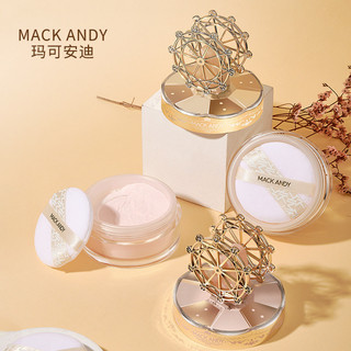 Bánh phấn trang điểm Mack Andy Ferris kiểm soát dầu, che khuyết điểm, bền, chống thấm nước, tháo rời